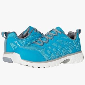 Nautilus Safety Footwear NEW N1081 Steel-toe Slip Resistant Teal Women's Sz 5